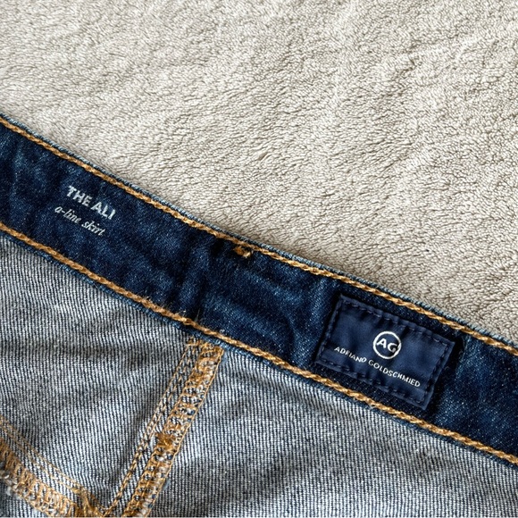 AG Adriano Goldschmied The Ali A Line Denim Mini Skirt - Picture 5 of 8